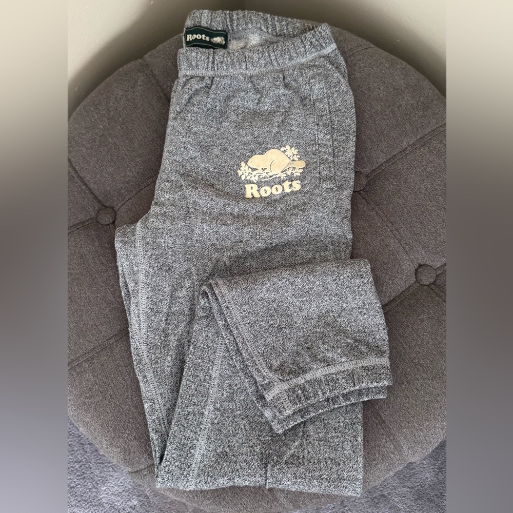 Roots Gray Salt and Pepper Joggers